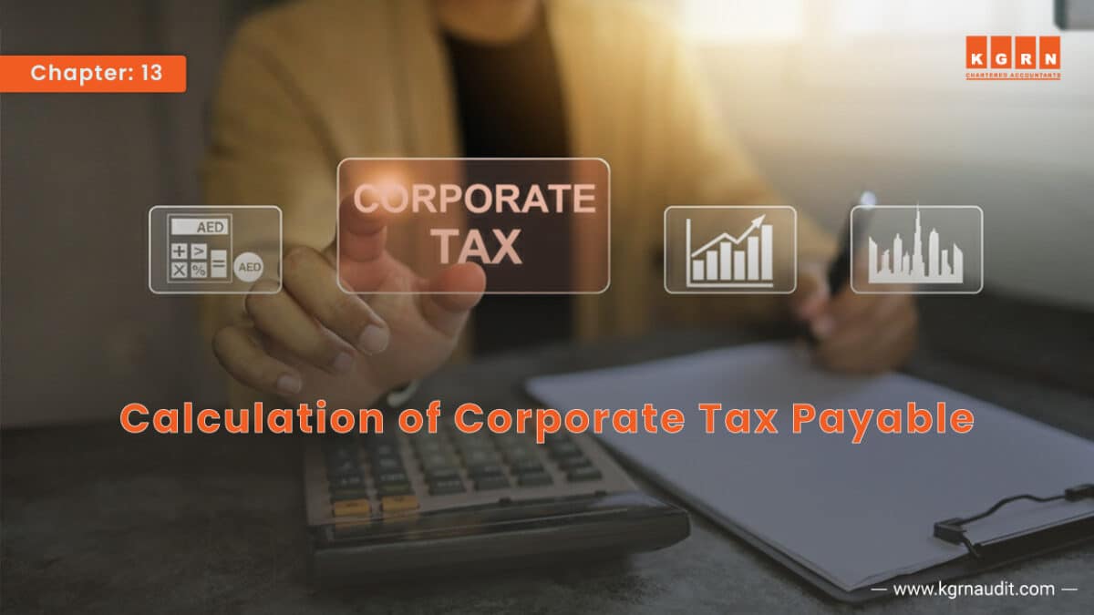Chapter 13 – Calculation of Corporate Tax Payable