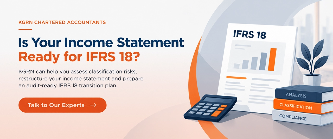 IFRS 18 income statement categories