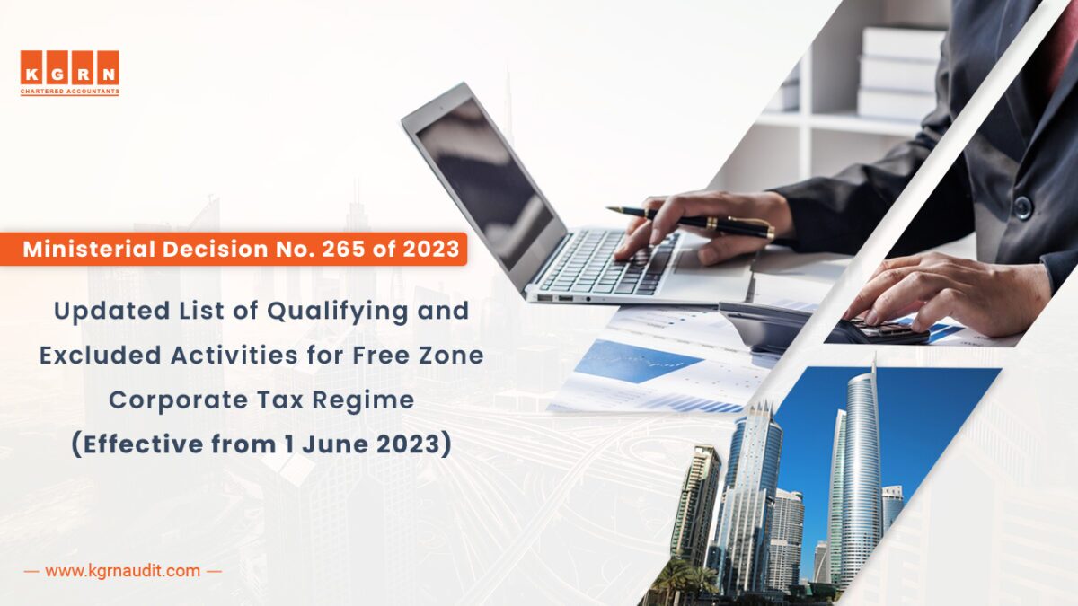Ministerial Decision No. 265 of 2023 | KGRN Chartered Accountants
