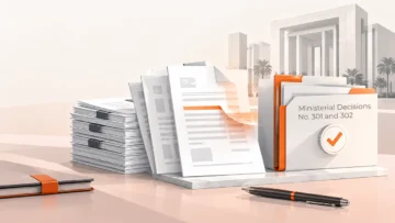 MoF Amends Ministerial Decisions No. 301 and 302